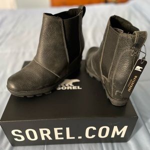 Sorel Joan of Arc Chelsea II Wedge Waterproof boots.